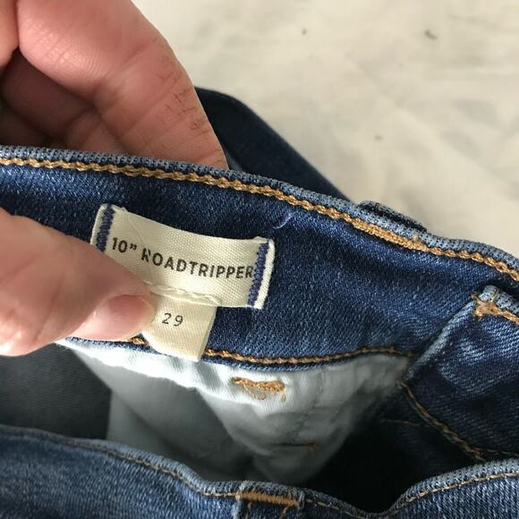 Madewell 10" High-Rise Roadtripper Supersoft Skinny Mid Wash Blue Jeans Size 29 - Picture 6 of 7